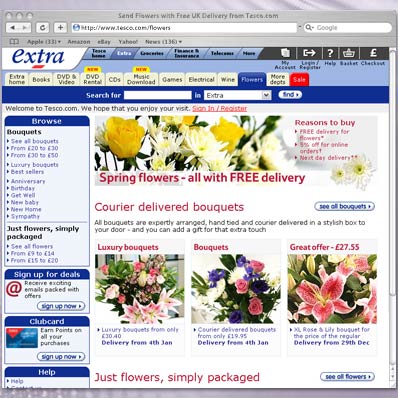 Tesco.com Spring Flowers