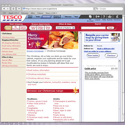 Tesco.com Grocery Christmas